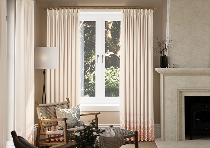 Petal & Block Paisley Mist, Sunset - Made to Measure Curtains - Image 3